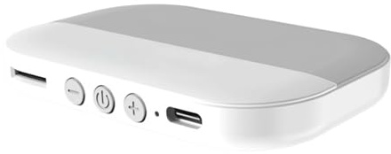 Genérico Altavoz Bajo la Almohada | con Temporizador,Altavoz Portátil de Conducción Ósea con Sonido Privado - para Cama, Dormitorio, Mesilla, Hogar, Hotel, Camping, Viajeros, Profesionales Ocupados