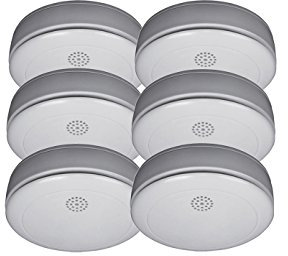 6er SET Rauchmelder mit 10 Jahres Batterie – Stummschaltfunktion - VdS Zertifiziert & Q-Siegel für höchste Qualität!