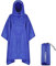 TOMSHOO Unisex Veste de Pluie Poncho, blau, One Size