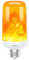 HUDSON BULB CO. Hudson LED Halloween Lights - Flame Effect Bulb & 4-Mode Upside Down Animation - 3W Flickering Flame Bulb with E26/E27 Base (1 Pack) - Orange Fire for Indoor Outdoor Use