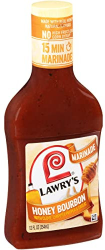 Lawrys Marinade au miel Bourbon 30 minutes avec clou de girofle, piment chipotle et ail 354 ml