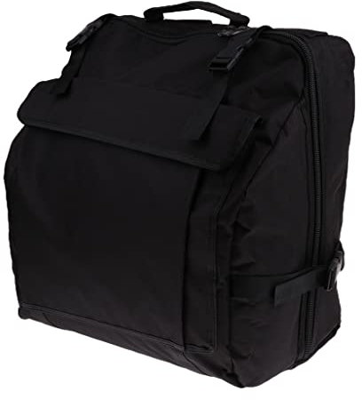 perfk Akkordeontasche Schwarz aus Oxford für 60/90/120 Bass Akkordeon, Wasserdichte - 60 Bass