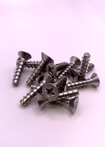 SP1085 Ersatzschrauben für Schwimmbecken mit breiter Öffnung, Edelstahl, 16 Stück