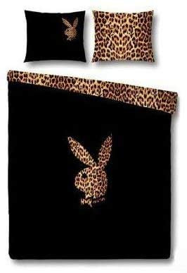 Unbekannt Playboy Bettwäsche Bunny Leopard Satin glatt 135 x 200 cm Geschenk NEU Wow - All-In-One-Outlet-24 -