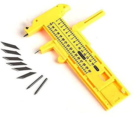 Ruluti DIY Kompass Cutter Kreis Messer Runde Ziehmesser Runde Schneidmesser Patchwork Werkzeuge Nähzubehör Foto Papier Cutter Tool