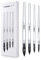 FLYDOM ART Watercolor Paint Brushes Set,Watercolor Brush, Soft Synthetic Hair, Pointed Round Mop Brush for Watercolor, Acrylic, Gouache, Aquarelle & Oil Painting, 4 Pcs Set
