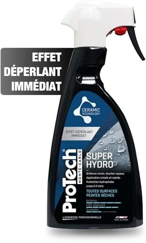 ProTech - Super Hydro – Wasserabweisende Wirkung – schützt und erleichtert die Fahrzeugpflege – alle Oberflächen trocken für Autos – Spray, 500 ml