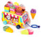 HELLOWOOD Ice Cream Truck Age 3+, 28 pcs Magnetic Ice Cream Toys, Wooden Pull Toy, Montessori Pretend Play Food, Multi-color, Age 2-5