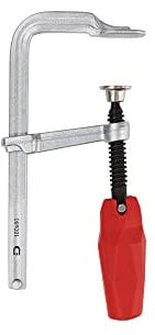 DICTUM® Ganzstahl-Schraubzwinge, Klappgriff, Ausladung 80 mm, Spannweite 160 mm
