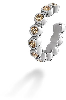 Paul Hewitt Damen-Ear Cuffs Edelstahl 22 Glasstein One Size Silber 32018130