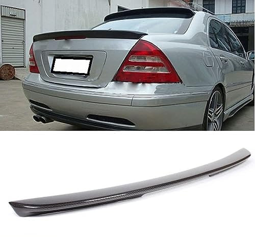Auto Heckspoiler für Benz W203 C200 C240 C320 C55 2001-2006, Auto Spoiler Lippe Auto Tuning ABS Heckflügel Trim Spoiler Aerodynamisches Zubehör