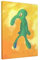 Gebiorty Thaddäus Gemälde Leinwand Bilder für Schlafzimmer - Lustige Squidward Painting mit Rahmen - Hauch von Tüll Bild - Tadeus Tentakel - Wasserfest - Tolles Geschenk - 30x40cm