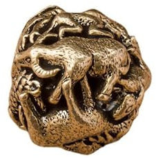 LONDAEE Messing Sternzeichen Walnuss Griff Stück Ornament Bronze Feng Shui Maskottchen Anziehen Reichtum Glück Pendel Skulptur Glück Verheißungsvolle vermeiden Böse Heimdekoration
