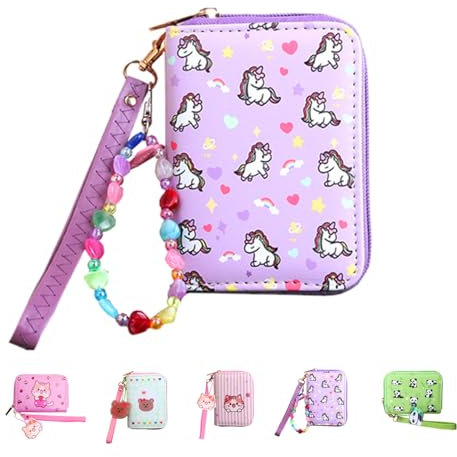 AACKS Mädchen Einhorn Münzbörse, 41 Stück