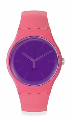 Swatch Montre New Gent SO29P102 BERRY HARMONIOUS, rose, bracelet
