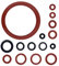 Baxcdyswe 15PCS Dichtung Wartungssatz O-Ringe für Supportventil Dampfventil Brühgruppe Auslaufventil Ersatzteile Kompatibel mit Philips Saeco Spidem Gaggia Kaffeemaschinen