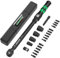 LLAVETOR 3/8 Clé Dynamométrique, 20-110NM Clé Dynamométrique avec Boîte de Rangement pour Motos, Voiture et Camion, Haute Précision ±3%