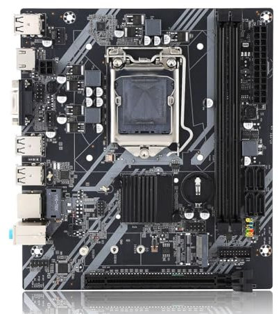 NONDK scheda madre per computer H61-S, Pin LGA1155 Desktop con M.2, compatibile con CPU I3 I5 I7 di seconda e terza generazione
