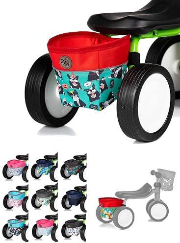 BambiniWelt by Rafael K. Rahmentasche für Kinder – für Laufrad, Dreirad & Rutschfahrzeuge – kompatibel mit PUKYlino, WUTSCH, FITSCH & My First PUKY – robust, wasserabweisend, Farbe: Modell 15