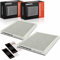 Frankberg 2x Filtro dell'aria della cabina Con Carbone attivo Compatibile con Cono 955 Nemo Combi AA Nemo Combi Doblo Cargo 263 Fiorino MPV 225 Grande Punto 199 Replace# 55702468