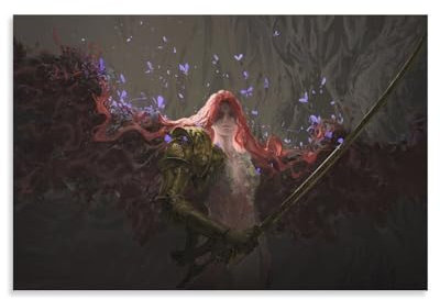 DMYTDYQK Poster Elden Ring Shadow of The Erdtree, 5 Stück, Leinwand-Poster, Wandkunst, Dekordruck, Bild Gemälde für Wohnzimmer, Schlafzimmer, Dekoration, 60 x 90 cm