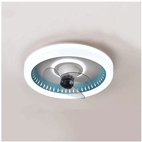 LJYKBFL Lampada Ventilatore da soffitto a LED dimmerabile, Ventilatore da soffitto a Filo Senza Pale Chiuso a Basso Profilo, Lampada da soffitto per Soggiorno Camera da Letto Risparmio energetico