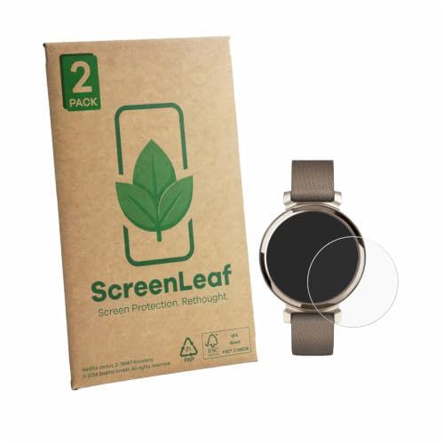 ScreenLeaf Schutzfolie für Garmin Lily 2 | 2 Stück Transparenter Displayschutz Made in Germany Klare Displayschutz-Folie Kratzfest