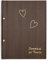 A4 Stammbuch Standesamt Lesk Holz Braun Familienstammbuch Hochzeit incl. 11 Stammbuchhüllen