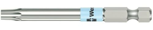 Wera 3867/4 TORX BO Bits mit Bohrung, Edelstahl, TX 10 BO, Länge 89 mm 10 Stk