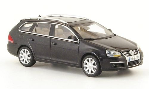 VW Golf V Variant, met.-schwarz, 2007, Modellauto, Fertigmodell, AUTOart 1:43