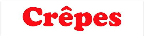 KIWISTAR - Werbeplane - Crêpes - 150cmx50cm - Plane Banner Gerüstplane