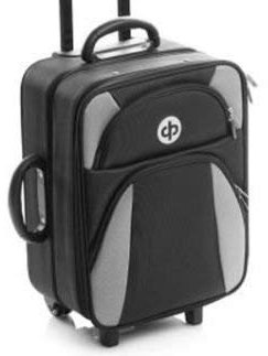 DRAKES PRIDE CROWN GREEN/FLAT GREEN 4 BOWL HIGH ROLLER TROLLEY BAG **B4291** (BLAACK)