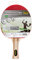 Idena 7423510 - Tischtennisschläger Champ, mit Griff aus Holz und Gummibelag in rot und schwarz, für den Verein, in der Freizeit und Hobbysportler