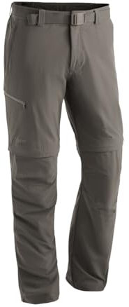 Maier Sports Tajo 2, Herren Wanderhose, Wasserabweisende Outdoorhose für Trekking und Hiking, Praktische Zipp-off-Funktion, PFC-frei, mSTRETCH pro 4 & Dryprotec, Braun, 106 (W34/L36)