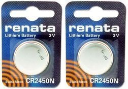 Renata Cr2450 - 2 batterie al litio da 3 V