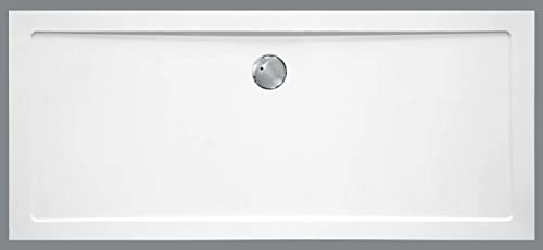 Sanotechnik SMC Eckbrausetasse Jupiter in 2 verschiedenen Größen - Duschwanne Duschtasse Brausewanne Brausetasse Duschbecken Dusche Wanne Bad Badezimmer 90cm x 160cm x 3.5cm