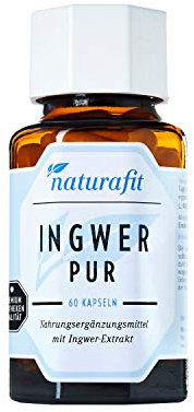 naturafit Ingwer pur Kapseln, 60 St. Kapseln