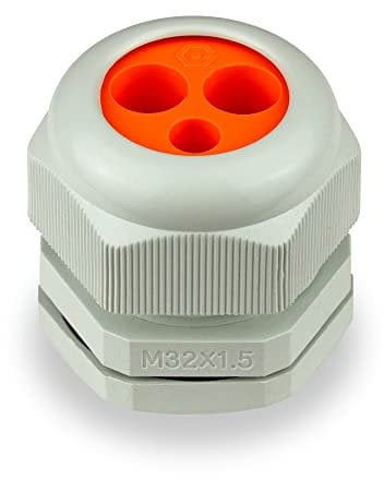 32mm Nylon Tails Kit Compression Gland for Meter Tails, 18th Edition, 2 x 25, 1 x 16 mm (1)