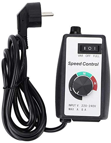 Régulateur De Vitesse, Ajusteur De Vitesse De Ventilateur à Ventilation Variable Contrôleur De Vitesse De Moteur Ignifuge Pompe EU Plug 230v 50hz Pour Ventilateur De Masseur