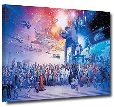 ZHONGYUTONG Star Fans Leinwand Wandbilder Drucke mit Rahmen Movie Poster HD Wanddekoration Gemälde für Wohnzimmer Schlafzimmer (30x45cm)