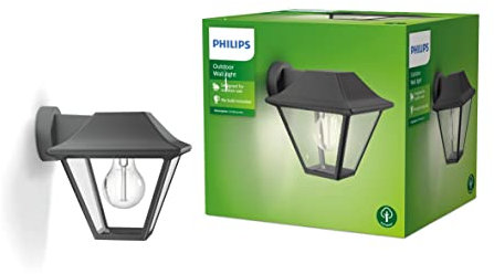 Philips myGarden Alpenglow Wandaußenleuchte, 60W, Anthrazit