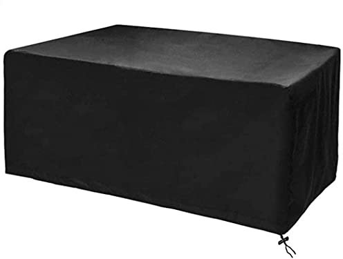 SUEBAIHUO Housse Salon de Jardin 110x60x75cm Tissu Oxford 300D très résistant Housse de Protection pour Mobilier Housse de Table de Jardin Extérieur Imperméable Anti-UV Résistant Au Froid Coupe-Vent