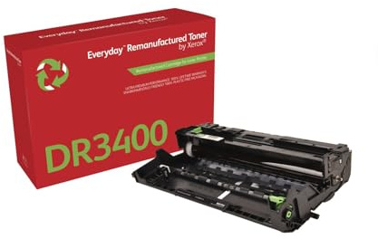 Everyday by Xerox Compatible Brother DR3400 Black Drum, Standard Capacity, Remanufactured