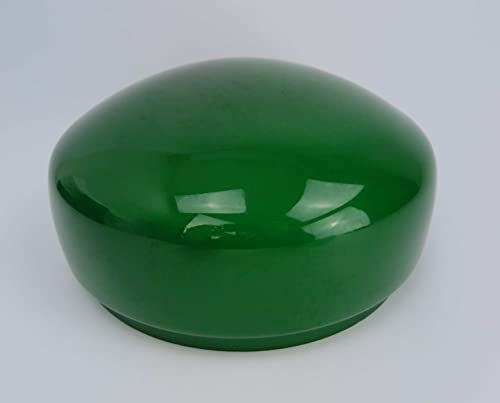 Ersatzlampenschirm für Pilzlampe Ersatzglas Pilzleuchte Ersatzschirm Lampenschirm aus Glas für Tischlame Bankerslampe in GRÜN