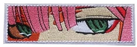Anime Girl Patch (10,2 cm) Klettverschluss Abzeichen Blutige Augen Japan Anime DIY Kostüm Emblem Wappen Rucksack Shirt Jacke Geschenk Patches