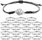 NQEUEPN 20 Stück Volleyball Armband, Charm Volleyball Schmuck Knoten Verstellbares Volleyball Seil Armband Geflochtene Sportarmbänder Zubehör für Damen, Herren, Teenager, Spieler, Partygeschenk