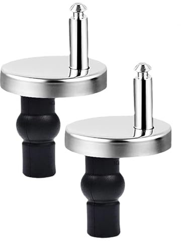 2 Stück Schrauben für Toilettensitz,WC Sitz Befestigung,Scharnier für Toilettendeckel Befestigung WC-Sitze Klodeckel Edelstahl,Toiletten Sitz Reparatur Teile,Toiletten Sitz Schrauben Zubehör