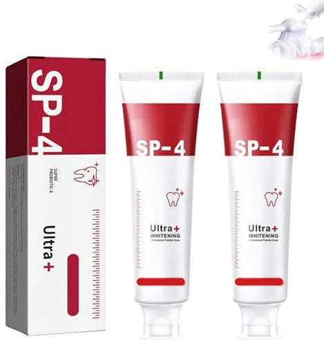 YANINEE 2 Stück Sip 4 Zahnpasta, 120 g SP-4 Probiotische Zahnpasta, Whitening-Zahnpasta für Frisch, Atem, Zahnsteinentfernung