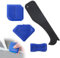 MEXRUMI 4 Pezzi Spatola Silicone Sigillante,Stendi Silicone,Spalma Silicone,Togli Silicone Professionale,Rimuovi Silicone Doccia,Per Calafatare Per Rimuovere Il Mastice Dal Pavimento Del Bagno Della C