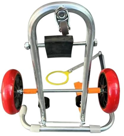 Evember Carrello Solleva Water | Carrello Resistente Per Rimozione Wc | Equipaggiamento Manutenzione Idraulico per Posizionamento Accessorio Bagno Dormitorio Appartamento Officina Riparazioni